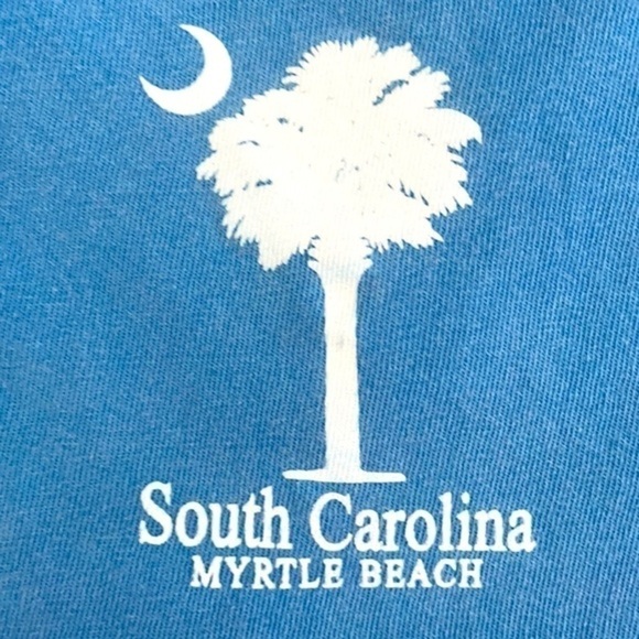 MYRTLE BEACH | 100% Cotton Light Blue Shirt Women’s Size Small - Picture 4 of 5